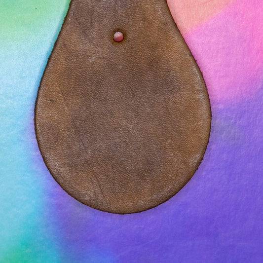 Anarchy A Leather Keychain