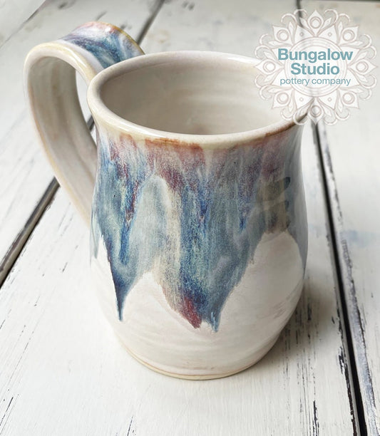 Ceramic Mug, Large pottery mug, Pottery mug in handmade, Ceramic drinking mug