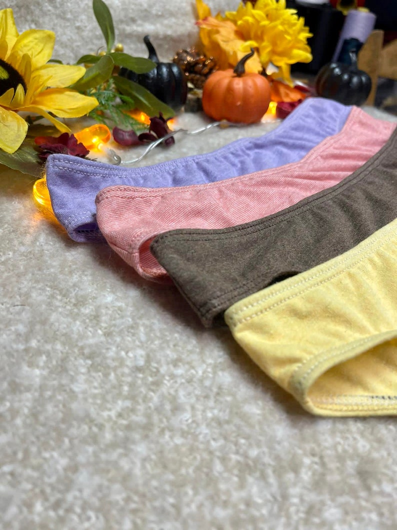 90s High french Cut Organic Cotton Underwear | Handmade in USA