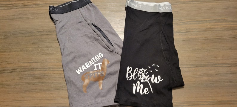 Men's Funny Custom Boxer Brief Underwear (Various Designs)