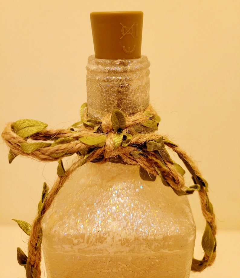 Fox Bottle Lamp | Woodland LED Bottle Light | Wildlife Home Decor | Decoupage Rustic Gift
