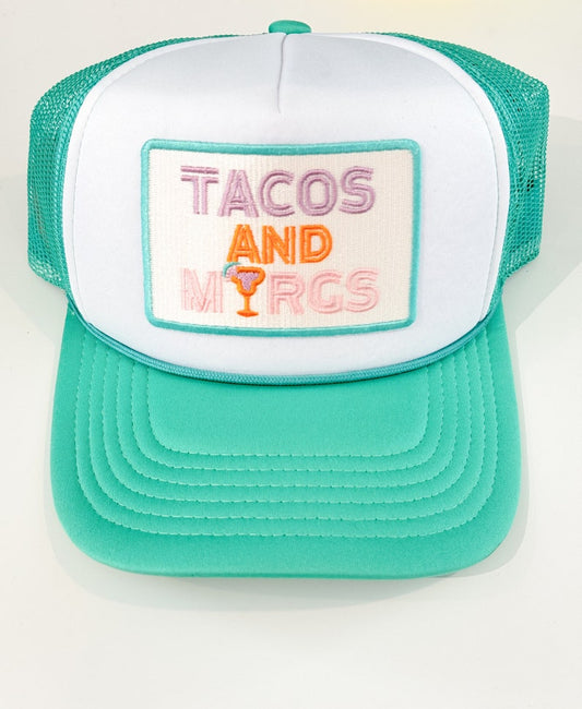 Tacos and Margs Trucker Hat - Custom Colors, Unisex Fit