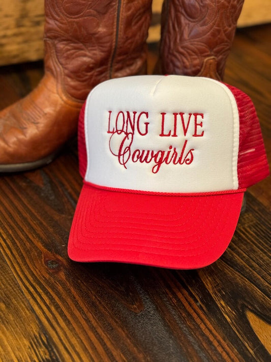 Long Live Cowgirls Trucker Hat: Vintage Style Concert Cap