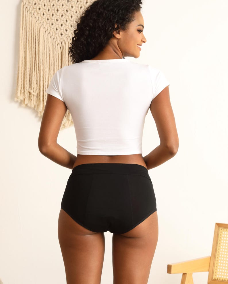 Goat Union Midi Period Briefs with Organic Cotton Lining - Full Coverage & Heavy Flow