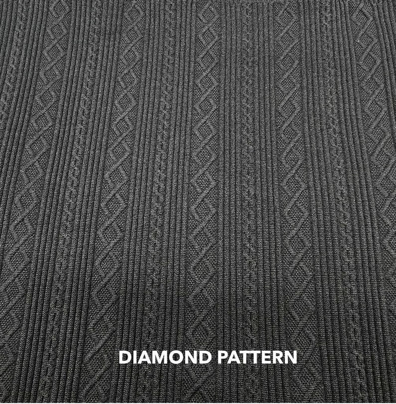 Textured Fleece Lined Winter Leggings: High Waist Seamless Assorted Black Pattern