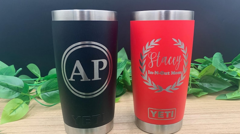 Custom Laser Engraved 20oz Yeti Tumbler - Personalized Gift