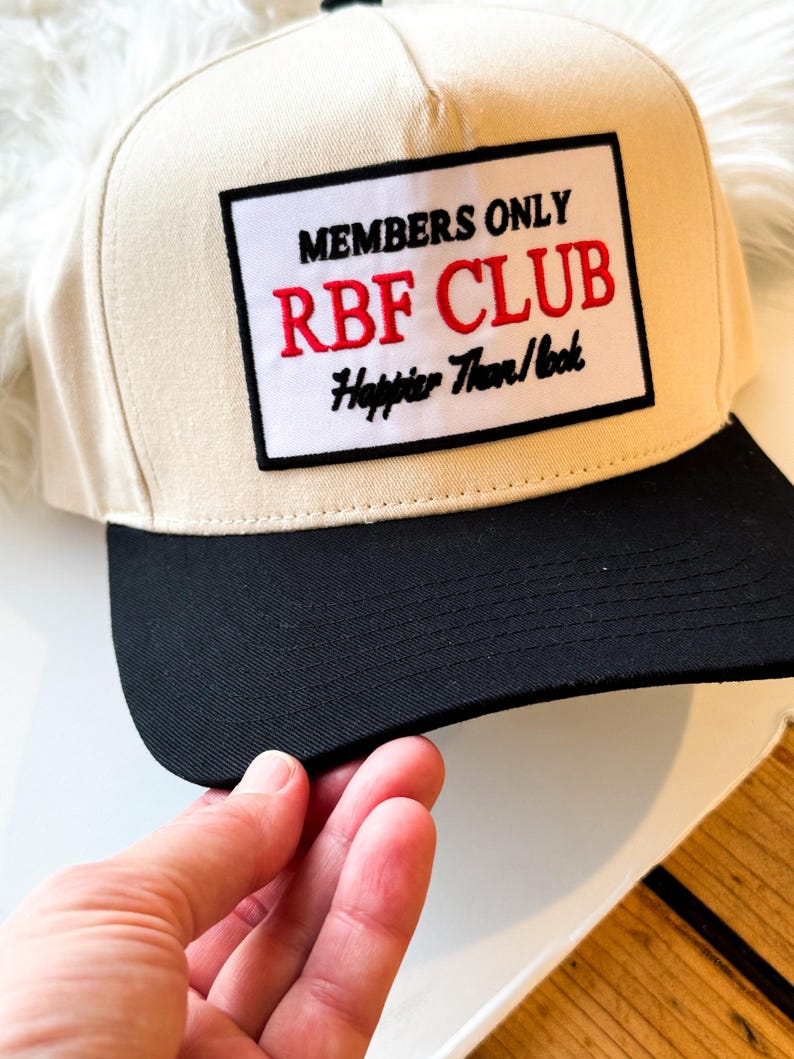 RBF Club Embroidered Patch Vintage Trucker Hat
