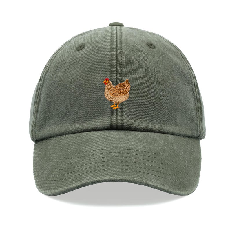 Chicken Baseball Cap Vintage Washed Cotton Unisex Dad Hat Adjustable Funny Faded Sports Sun Bird Summer Holiday Funny Farm Farmer