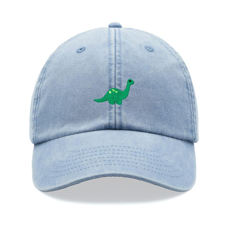 Brontosaurus Dinosaur Baseball Cap Vintage Washed Cotton Unisex Dad Hat Adjustable Funny Faded Sports Sun Summer Holiday Funny