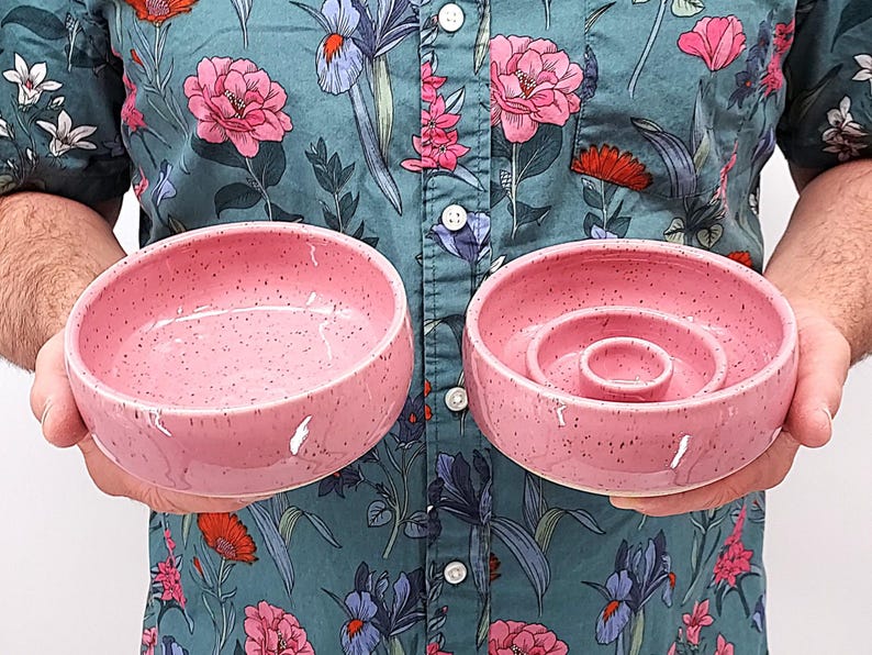 Food or Water Handmade Ceramic Dog Bowl | Pottery | Dog Feeder
