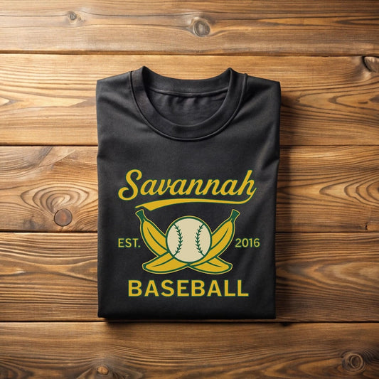 Retro Savannah Baseball T-Shirt: Vintage Soft Unisex Tee