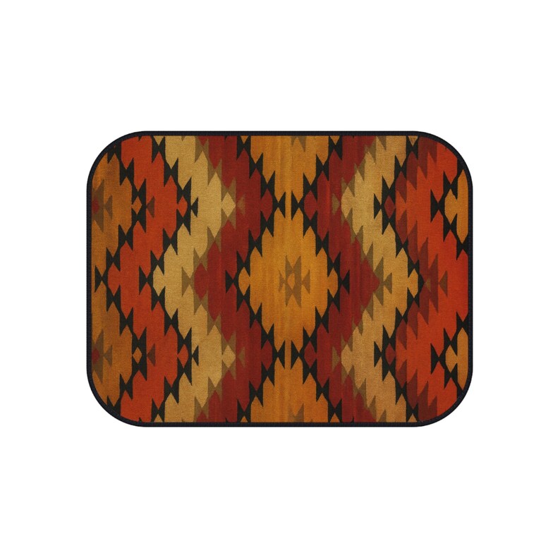 Sunset Trails Native Custom Design Car Floor Mats, Personalized Interior Decor, Set of 4