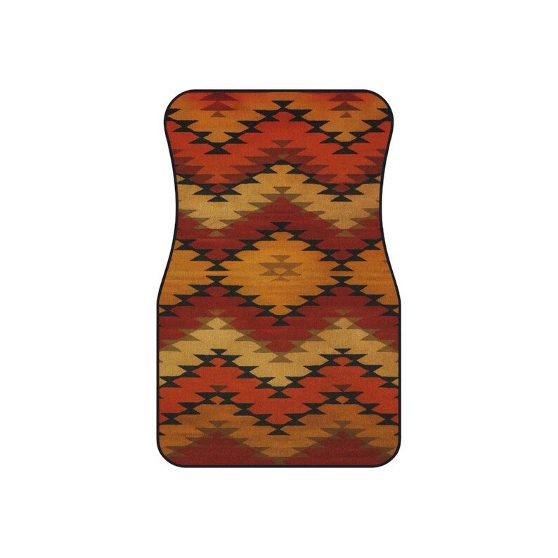 Sunset Trails Native Custom Design Car Floor Mats, Personalized Interior Decor, Set of 4