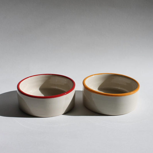 Ceramic Food and Water Bowls for Dogs and Cats