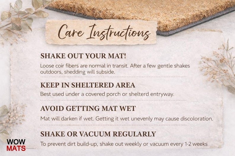 Piano Keys Coir Doormat, Music Lover Welcome Mat