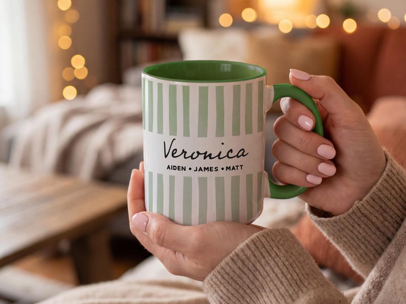 New Mom Mug, Grandma Mug, Pregnancy Announcement Gift, Custom Grandchild Name Coffee Cup, New Parent Gift, Mother's Gift, Future Mom Gift