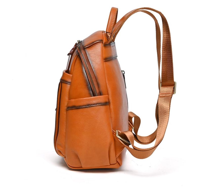 Women’s High End Genuine Leather Backpack Large Capacity Multi Compartment Travel Bag Luxury Handcrafted Tote Stylish Office bag