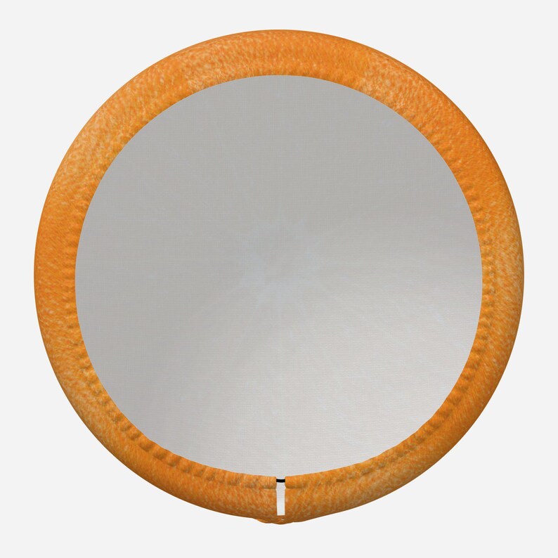Orange Slice Spare Tire Cover, Waterproof PVC Wheel Protector (14-19 Inch)