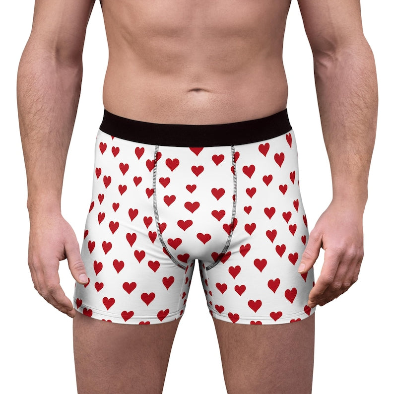 Men's Boxers, Dungeon Crawler Carl Heart Boxers, Gamer Underwear, Video Game Fan Clothing, Carl Name Boxers, Gaming Gift