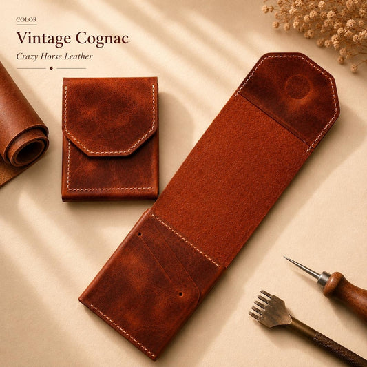 Leather Cash Wallet Mens Leather Wallet Slim Front Pocket Wallet Crazy Horse Leather Money Clip Minimalist Wallet Gift for Him Dad Gift