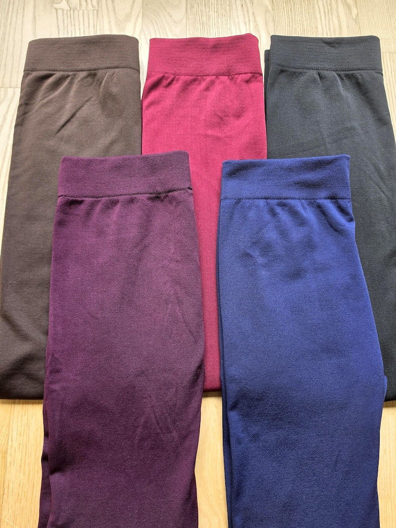 Women’s Fleece Lined Comfy Leggings: Ultra Soft High Waist Everyday Leggings, Yoga Pants