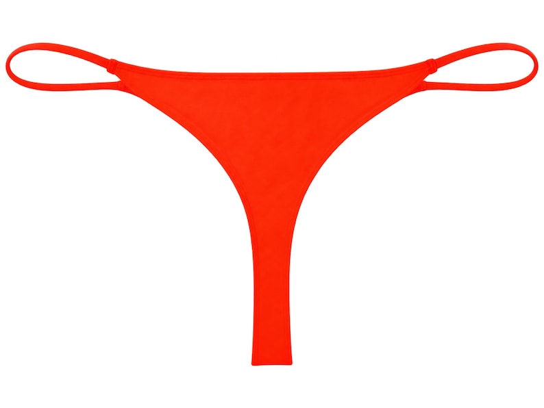 Orange Pumpkin Thong ⢠Halloween Underwear ⢠Spooky Lingerie ⢠Funny Halloween Gift