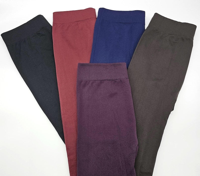 Women’s Fleece Lined Comfy Leggings: Ultra Soft High Waist Everyday Leggings, Yoga Pants