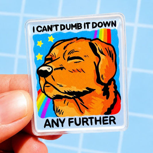 Sarcastic Magnet Funny Dog Magnet Hilarious Boss Gift Birthday Ironic Humor Magnet Fridge Dog Lover Gift for Vet Animal Lover Gift Idea Fun