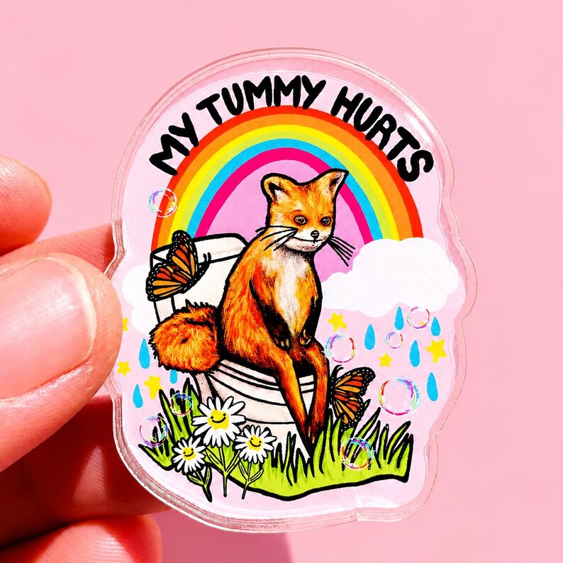 Funny Magnet My Tummy Hurts Gift Magnet Hilarious Magnet Fridge Decor Weird Gift Sarcastic Coworker Gift Cubicle Decor Magnet Gluten Joke