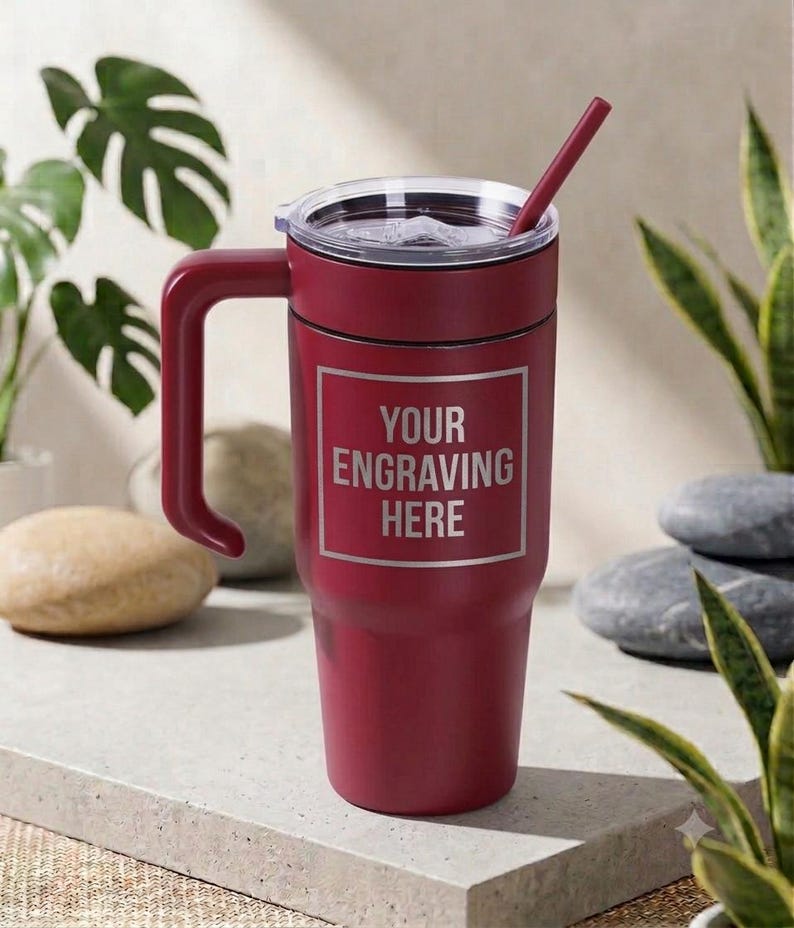 30oz Personalized Stainless Steel Tumbler