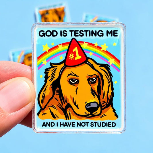 Funny Dog Magnet Hilarious Boss Gift Birthday Ironic Humor Magnet Fridge Decor Quirky Home Sarcastic Magnet Cubicle Decor Gift Dog Lover