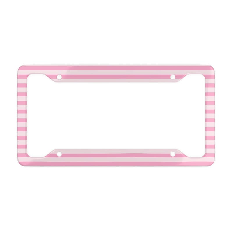 Universal Fit Pink Striped Car Coasters, 1 or 2 Count Car Accessories