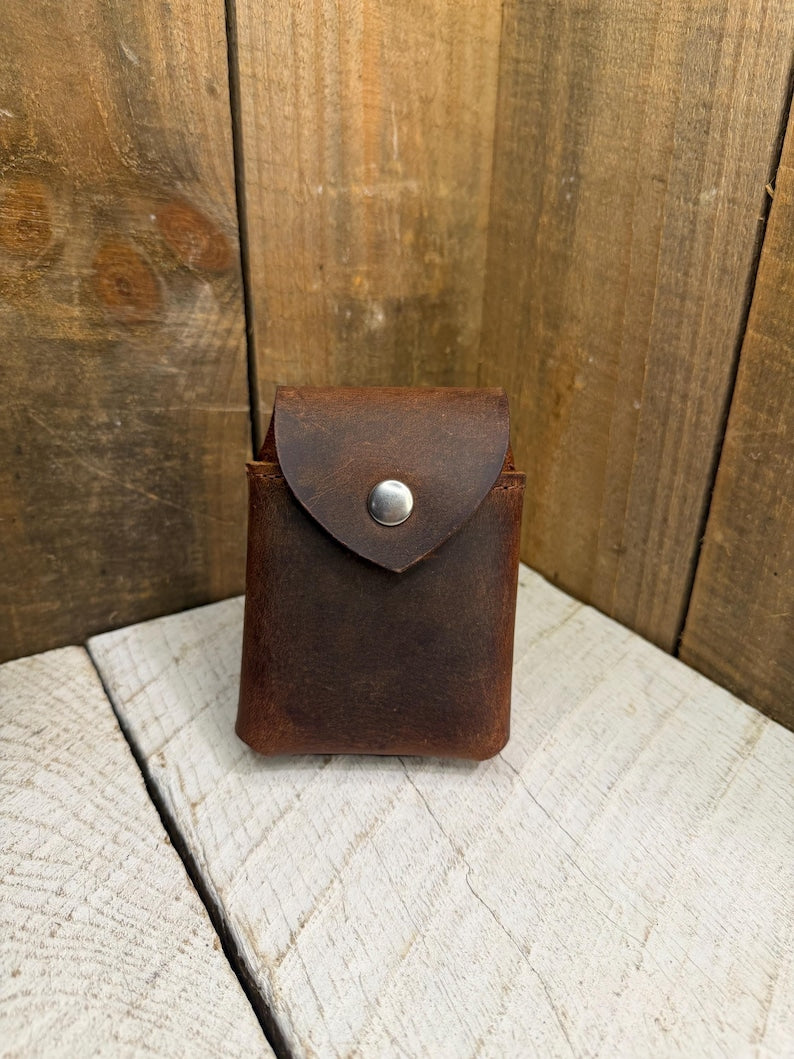 iPhone Duo Leather Phone Case, Handmade Full Grain, Amish Made in USA