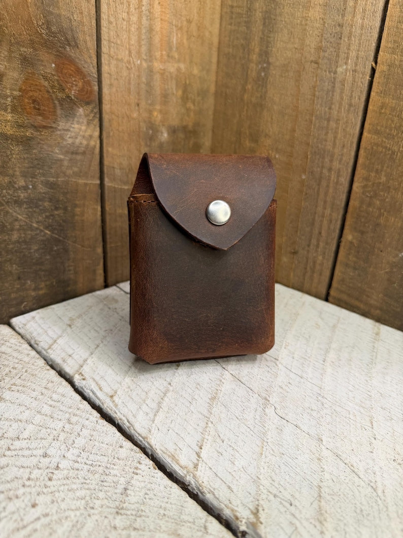 iPhone Duo Leather Phone Case, Handmade Full Grain, Amish Made in USA
