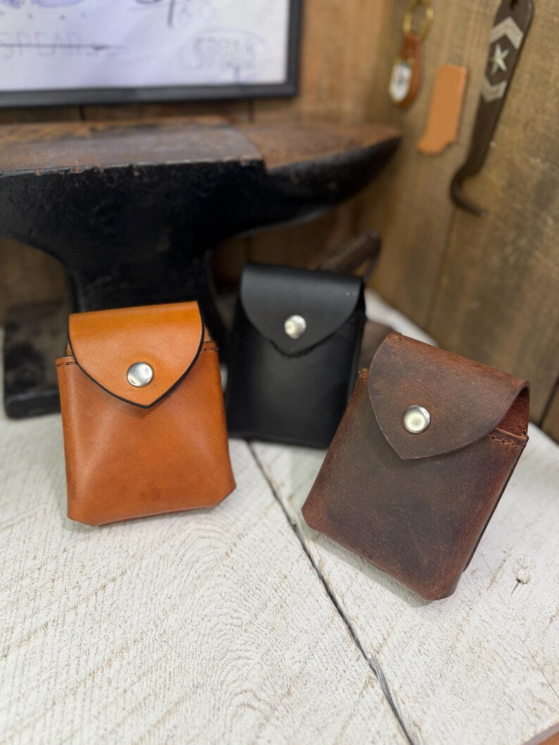 iPhone Duo Leather Phone Case, Handmade Full Grain, Amish Made in USA