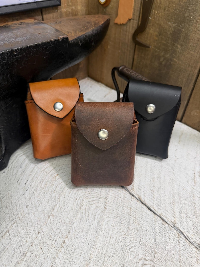 iPhone Duo Leather Phone Case, Handmade Full Grain, Amish Made in USA