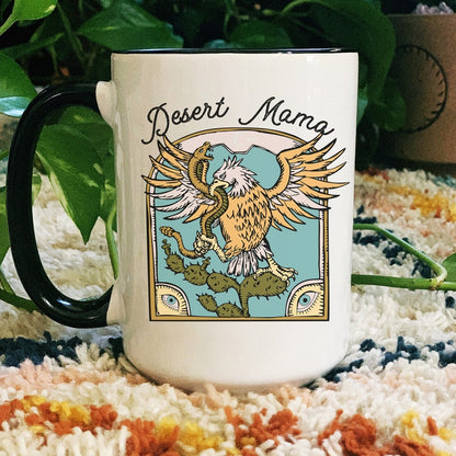 Desert Mama Mug, Desert Mug, Cactus Mug, West Mug, Eagle Mug, Made in the West Mug, Evil Eye Mug, West Coast Mug