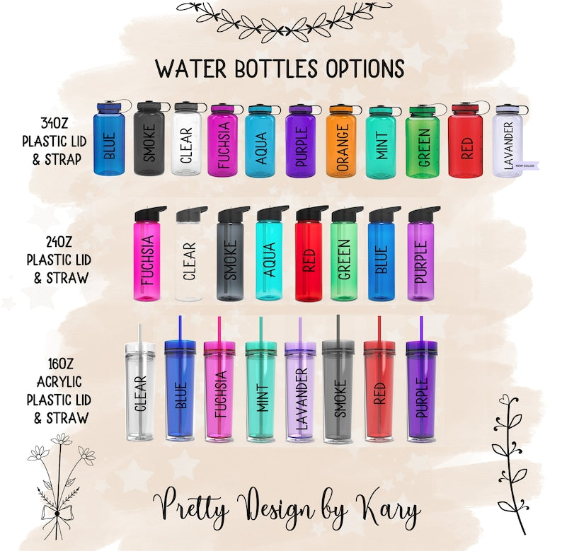 Custom Water Bottle Tracker | Motivational Water Bottle | Custom Tumbler | Personalized Water Bottle |Water Bottle With Tracker |Water Track