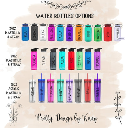 Custom Water Bottle Tracker | Motivational Water Bottle | Custom Tumbler | Personalized Water Bottle |Water Bottle With Tracker |Water Track