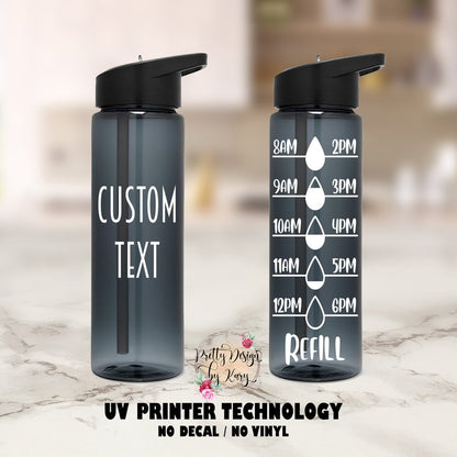 Custom Water Bottle Tracker | Motivational Water Bottle | Custom Tumbler | Personalized Water Bottle |Water Bottle With Tracker |Water Track