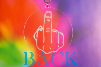 Middle Finger F-you Ornament