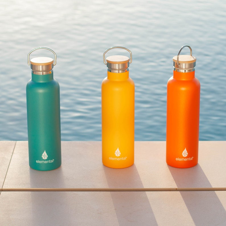 Personalized Insulated Stainless Steel 25oz Water Bottle | Custom Name Bottle | Laser Engraved Name or Logo Water Bottle  | Birthday Gift