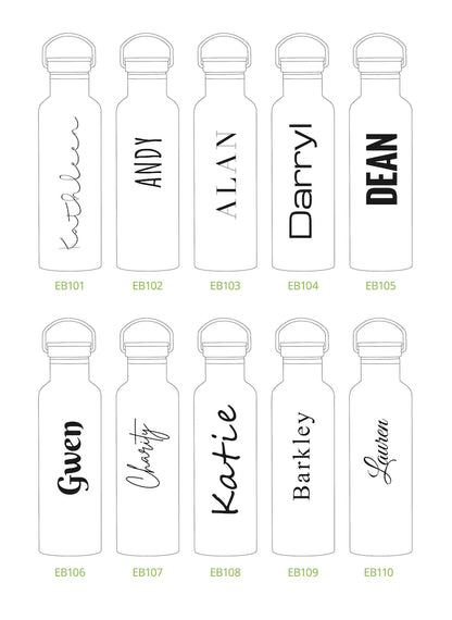 Personalized Insulated Stainless Steel 25oz Water Bottle | Custom Name Bottle | Laser Engraved Name or Logo Water Bottle  | Birthday Gift