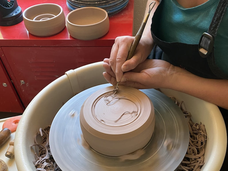 Food or Water Handmade Ceramic Dog Bowl | Pottery | Dog Feeder