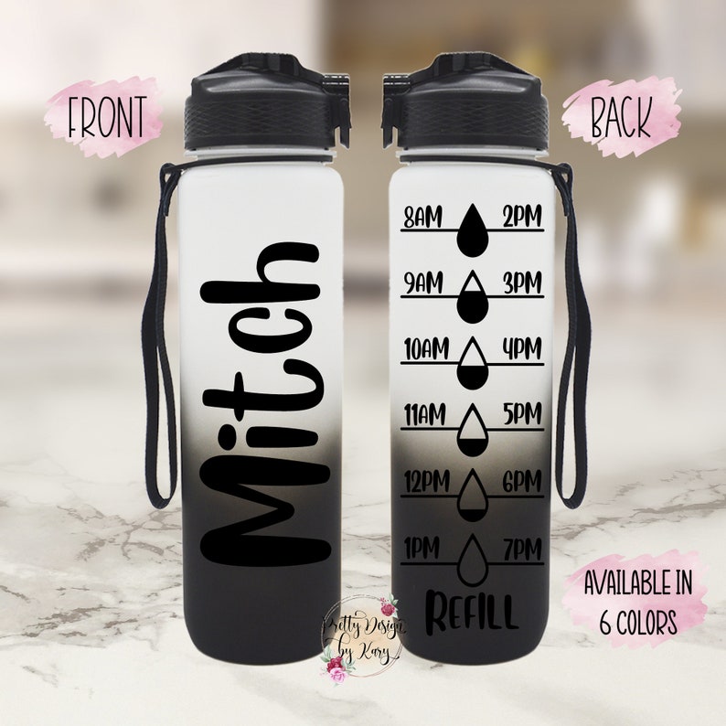 Water Bottle with Straw | Water Bottle Tracker | Motivational Water Bottle | Water Bottle With Hourly Time Tracker | Tracker Tumbler