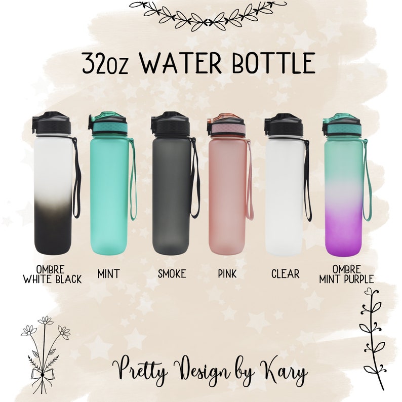 Water Bottle with Straw | Water Bottle Tracker | Motivational Water Bottle | Water Bottle With Hourly Time Tracker | Tracker Tumbler