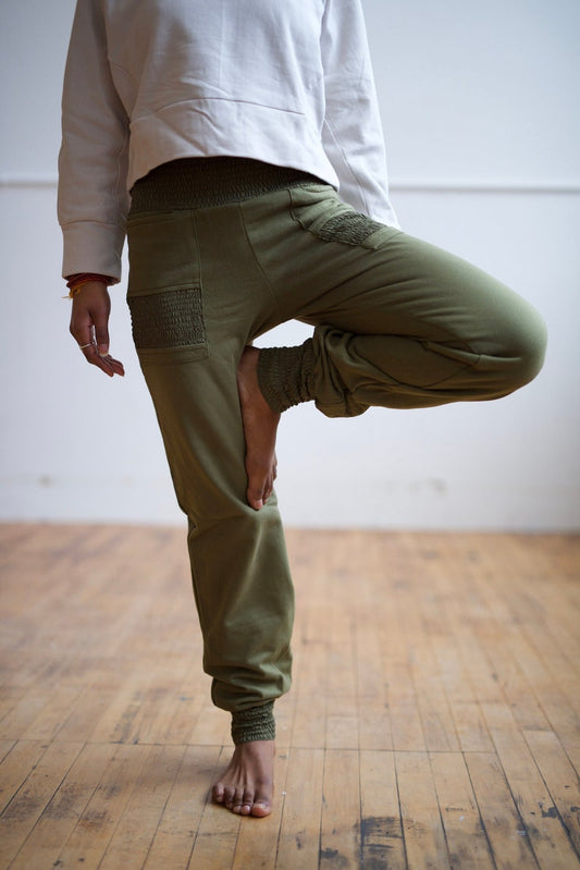 Cozy Joggers - organic cotton fleece pants with pockets - street style sweatpants