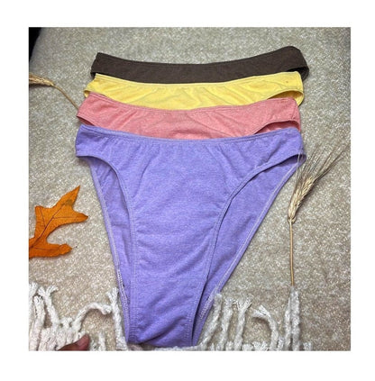 90s High french Cut Organic Cotton Underwear | Handmade in USA