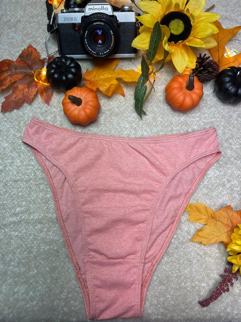 90s High french Cut Organic Cotton Underwear | Handmade in USA