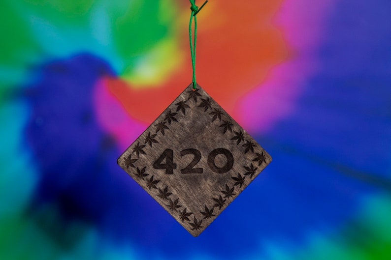 Marijuana, Cannabis Wooden Ornament